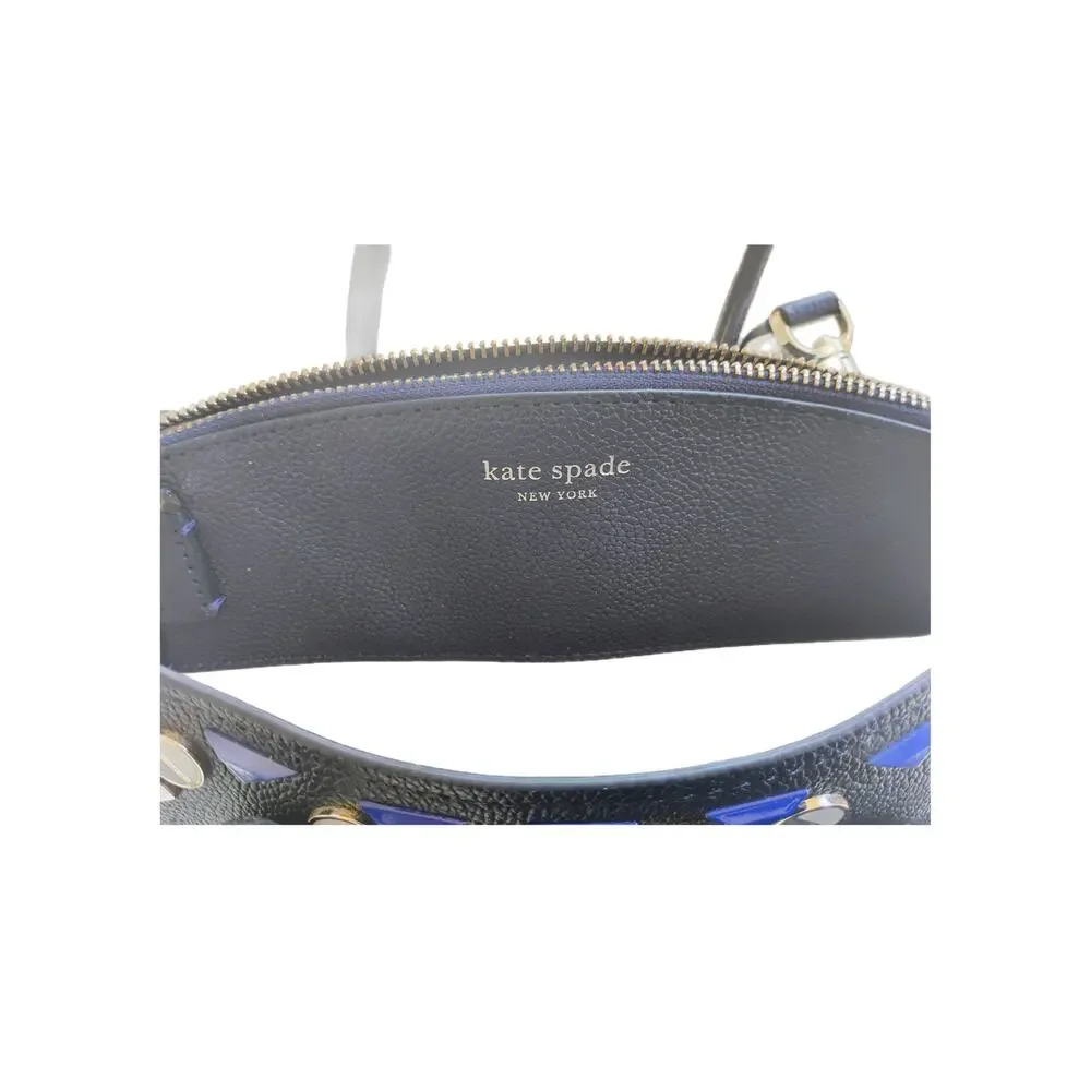 Kate Spade Blue Bedazzled Leather Bag